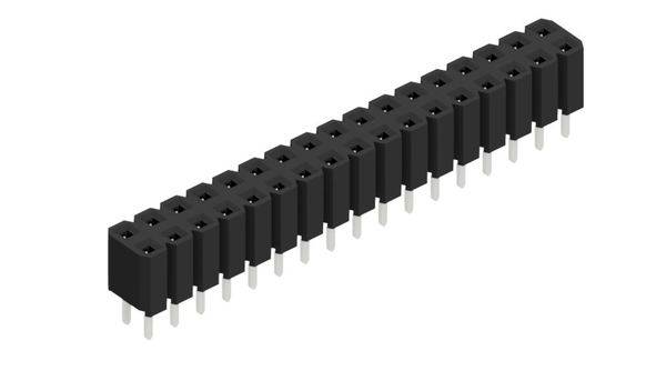 Fischer Elektronik Buchsenleiste (Standard) Anzahl Reihen: 2 10027037 10St.