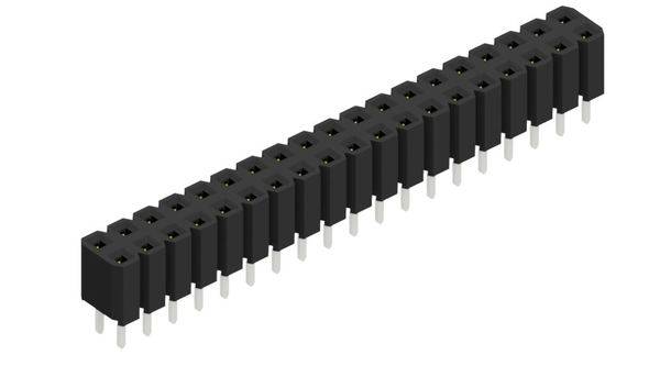 Fischer Elektronik Buchsenleiste (Standard) Anzahl Reihen: 2 10027040 10St.
