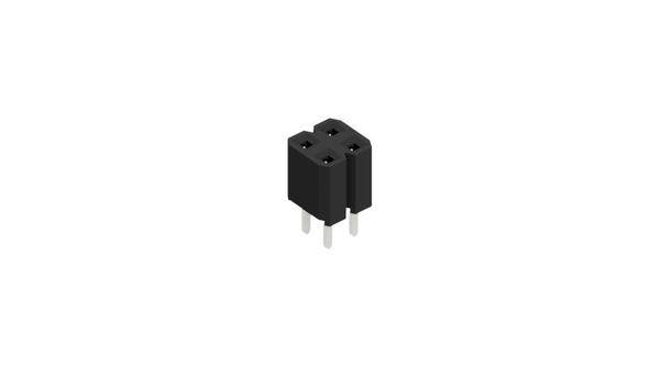 Fischer Elektronik Buchsenleiste (Standard) Anzahl Reihen: 2 10027003 10St.