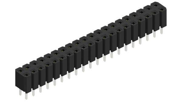 Fischer Elektronik Buchsenleiste (Standard) Anzahl Reihen: 2 10027042 10St.