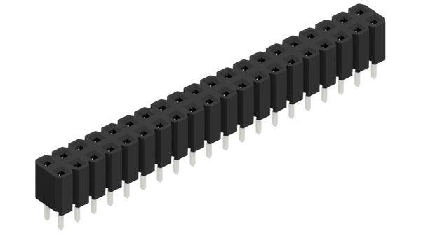 Fischer Elektronik Buchsenleiste (Standard) Anzahl Reihen: 2 10027043 10St.