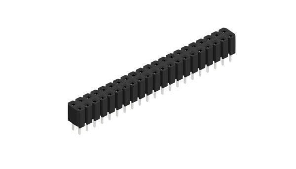 Fischer Elektronik Buchsenleiste (Standard) Anzahl Reihen: 2 10027045 10St.