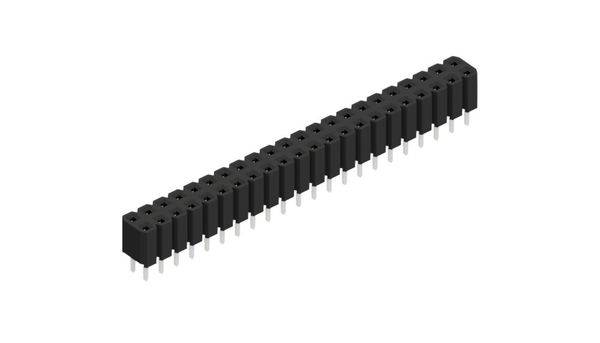 Fischer Elektronik Buchsenleiste (Standard) Anzahl Reihen: 2 10027046 10St.