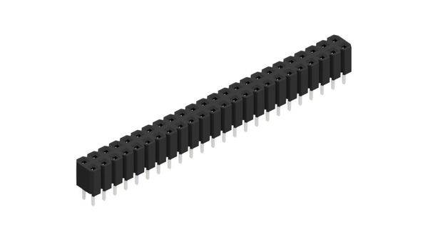 Fischer Elektronik Buchsenleiste (Standard) Anzahl Reihen: 2 10027051 10St.