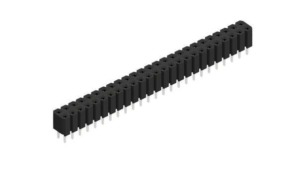 Fischer Elektronik Buchsenleiste (Standard) Anzahl Reihen: 2 10027052 10St.