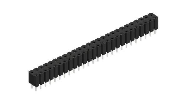 Fischer Elektronik Buchsenleiste (Standard) Anzahl Reihen: 2 10027054 10St.