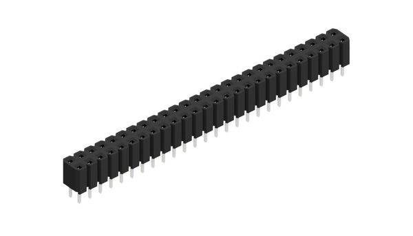 Fischer Elektronik Buchsenleiste (Standard) Anzahl Reihen: 2 10027055 10St.