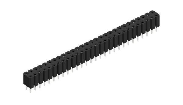 Fischer Elektronik Buchsenleiste (Standard) Anzahl Reihen: 2 10027059 10St.