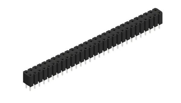 Fischer Elektronik Buchsenleiste (Standard) Anzahl Reihen: 2 10027060 10St.