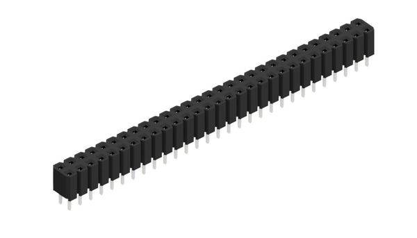 Fischer Elektronik Buchsenleiste (Standard) Anzahl Reihen: 2 10027061 10St.