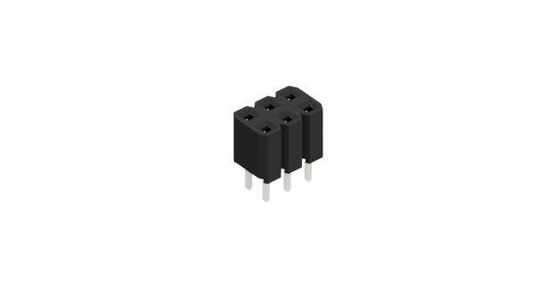 Fischer Elektronik Buchsenleiste (Standard) Anzahl Reihen: 2 10027004 10St.