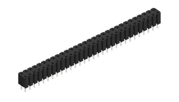 Fischer Elektronik Buchsenleiste (Standard) Anzahl Reihen: 2 10027062 10St.