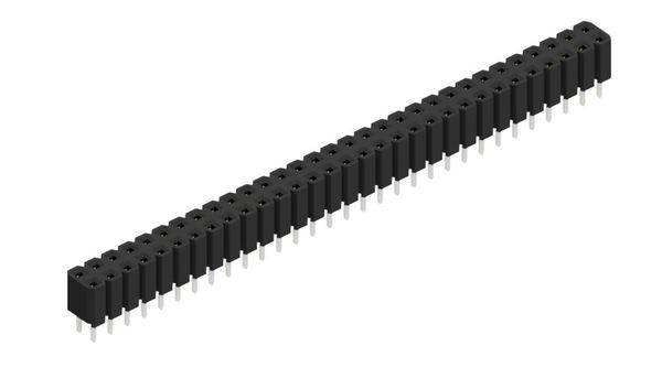 Fischer Elektronik Buchsenleiste (Standard) Anzahl Reihen: 2 10027064 10St.