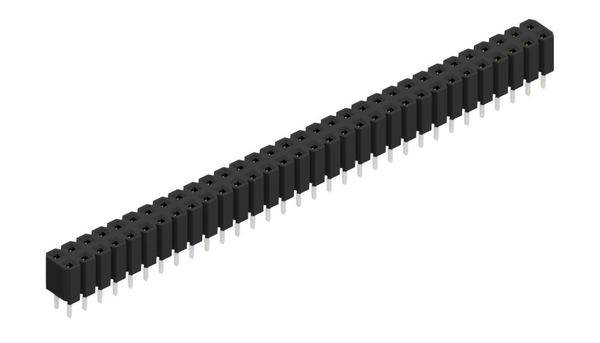 Fischer Elektronik Buchsenleiste (Standard) Anzahl Reihen: 2 10027066 10St.
