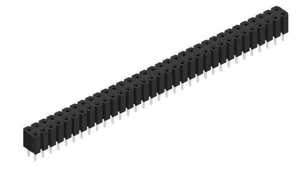Fischer Elektronik Buchsenleiste (Standard) Anzahl Reihen: 2 10027068 10St.