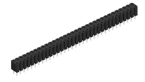 Fischer Elektronik Buchsenleiste (Standard) Anzahl Reihen: 2 10027069 10St.