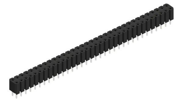 Fischer Elektronik Buchsenleiste (Standard) Anzahl Reihen: 2 10027070 10St.
