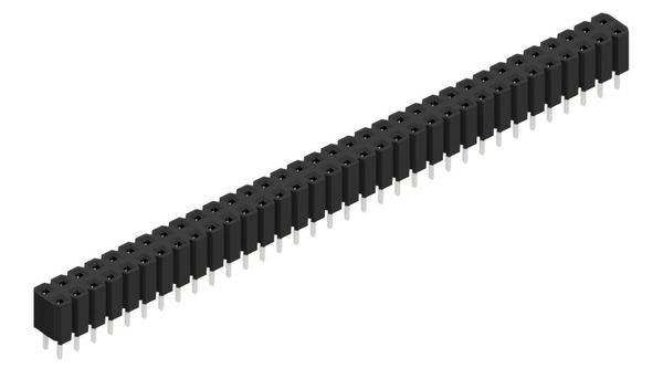 Fischer Elektronik Buchsenleiste (Standard) Anzahl Reihen: 2 10027071 10St.
