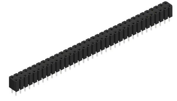 Fischer Elektronik Buchsenleiste (Standard) Anzahl Reihen: 2 10027072 10St.