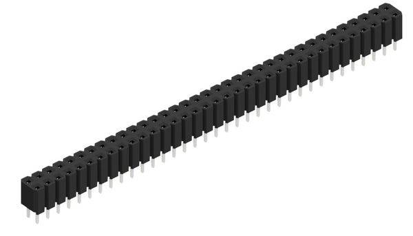 Fischer Elektronik Buchsenleiste (Standard) Anzahl Reihen: 2 10027073 10St.