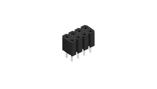 Fischer Elektronik Buchsenleiste (Standard) Anzahl Reihen: 2 10027008 10St.