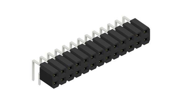 Fischer Elektronik Buchsenleiste (Standard) Anzahl Reihen: 2 10140282 10St.