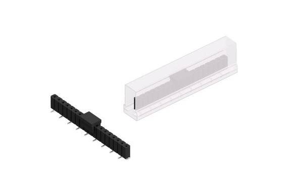 Fischer Elektronik Buchsenleiste (Standard) Anzahl Reihen: 1 BLLP5SMD18ZBSM 10St.