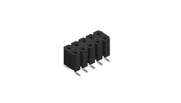 Fischer Elektronik Buchsenleiste (Standard) Anzahl Reihen: 2 10027106 10St.