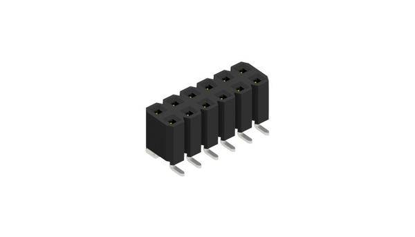 Fischer Elektronik Buchsenleiste (Standard) Anzahl Reihen: 2 10027107 10St.