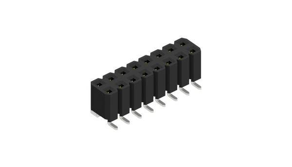 Fischer Elektronik Buchsenleiste (Standard) Anzahl Reihen: 2 10027110 10St.