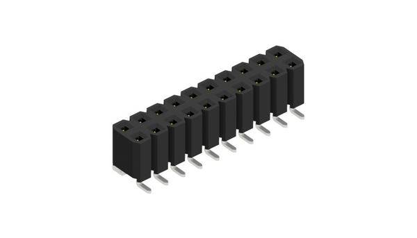 Fischer Elektronik Buchsenleiste (Standard) Anzahl Reihen: 2 10129770 10St.