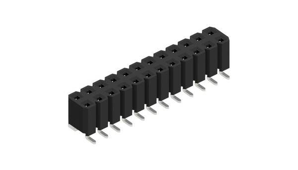Fischer Elektronik Buchsenleiste (Standard) Anzahl Reihen: 2 10027113 10St.