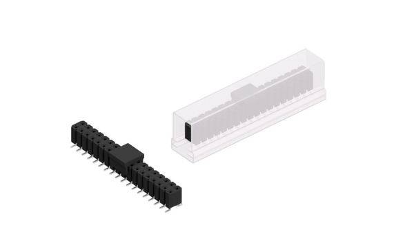Fischer Elektronik Buchsenleiste (Standard) Anzahl Reihen: 2 BLLP6SMD36SBSM 10St.