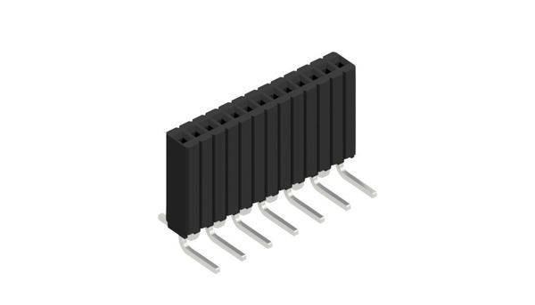 Fischer Elektronik Buchsenleiste (Standard) Anzahl Reihen: 1 10027147 10St.