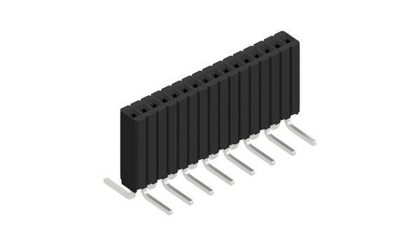 Fischer Elektronik Buchsenleiste (Standard) Anzahl Reihen: 1 10027153 10St.