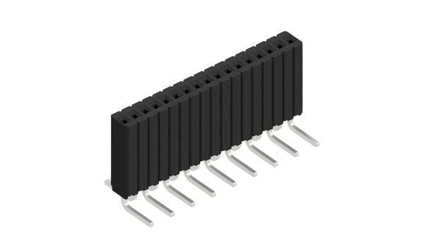 Fischer Elektronik Buchsenleiste (Standard) Anzahl Reihen: 1 10027155 10St.