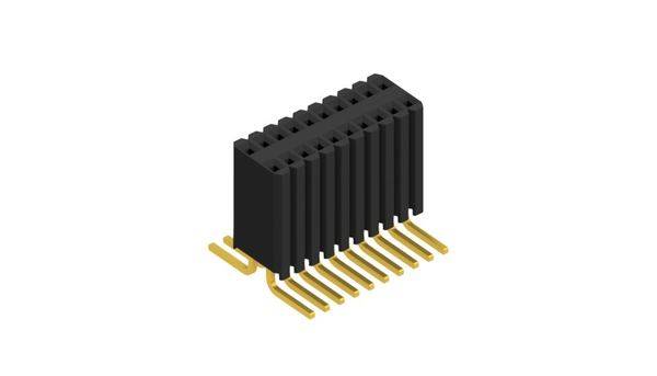 Fischer Elektronik Buchsenleiste (Standard) Anzahl Reihen: 2 10027172 10St.
