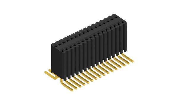 Fischer Elektronik Buchsenleiste (Standard) Anzahl Reihen: 2 10027177 10St.