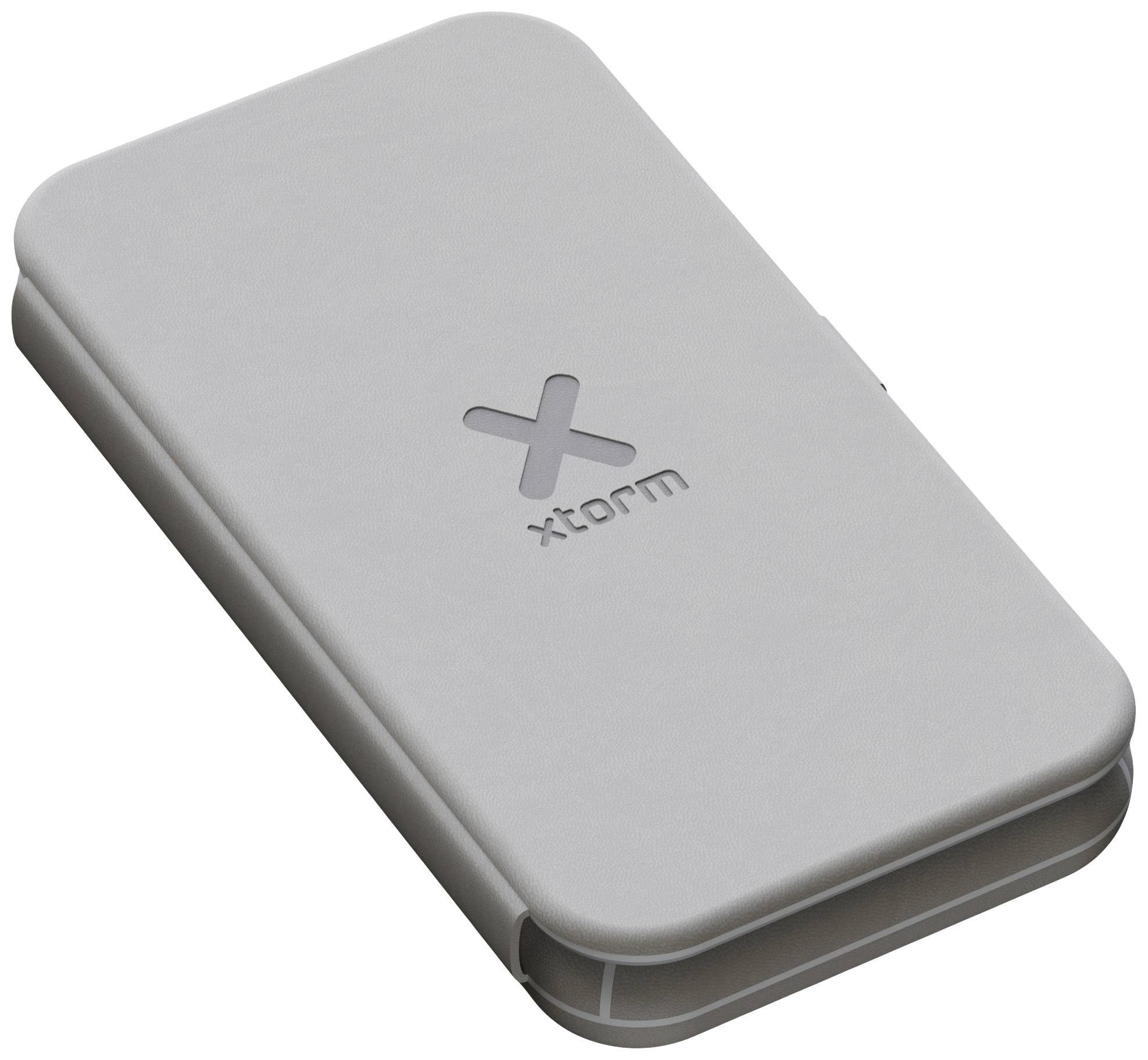 XTORM Induktions-Ladegerät XWF31 3in1 Wireless Charger 64213 Ausgänge Magnetanschluss Grau