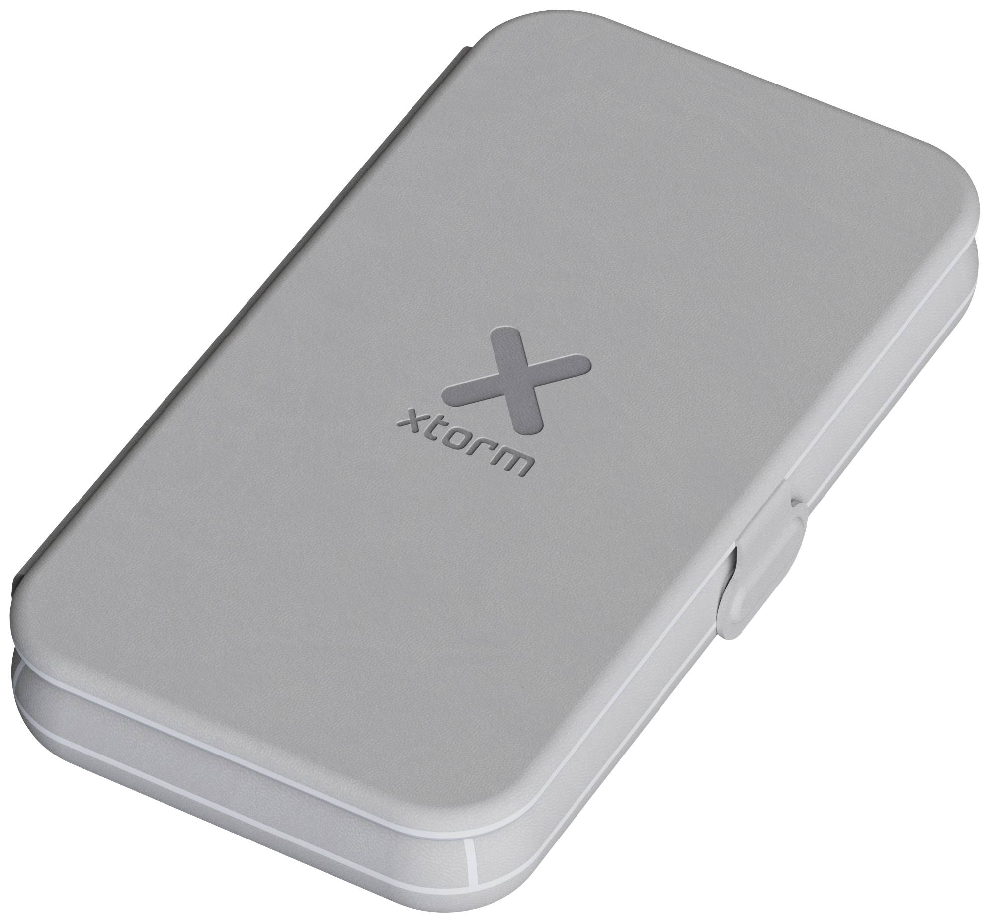XTORM Induktions-Ladegerät XWF31 3in1 Wireless Charger 64213 Ausgänge Magnetanschluss Grau
