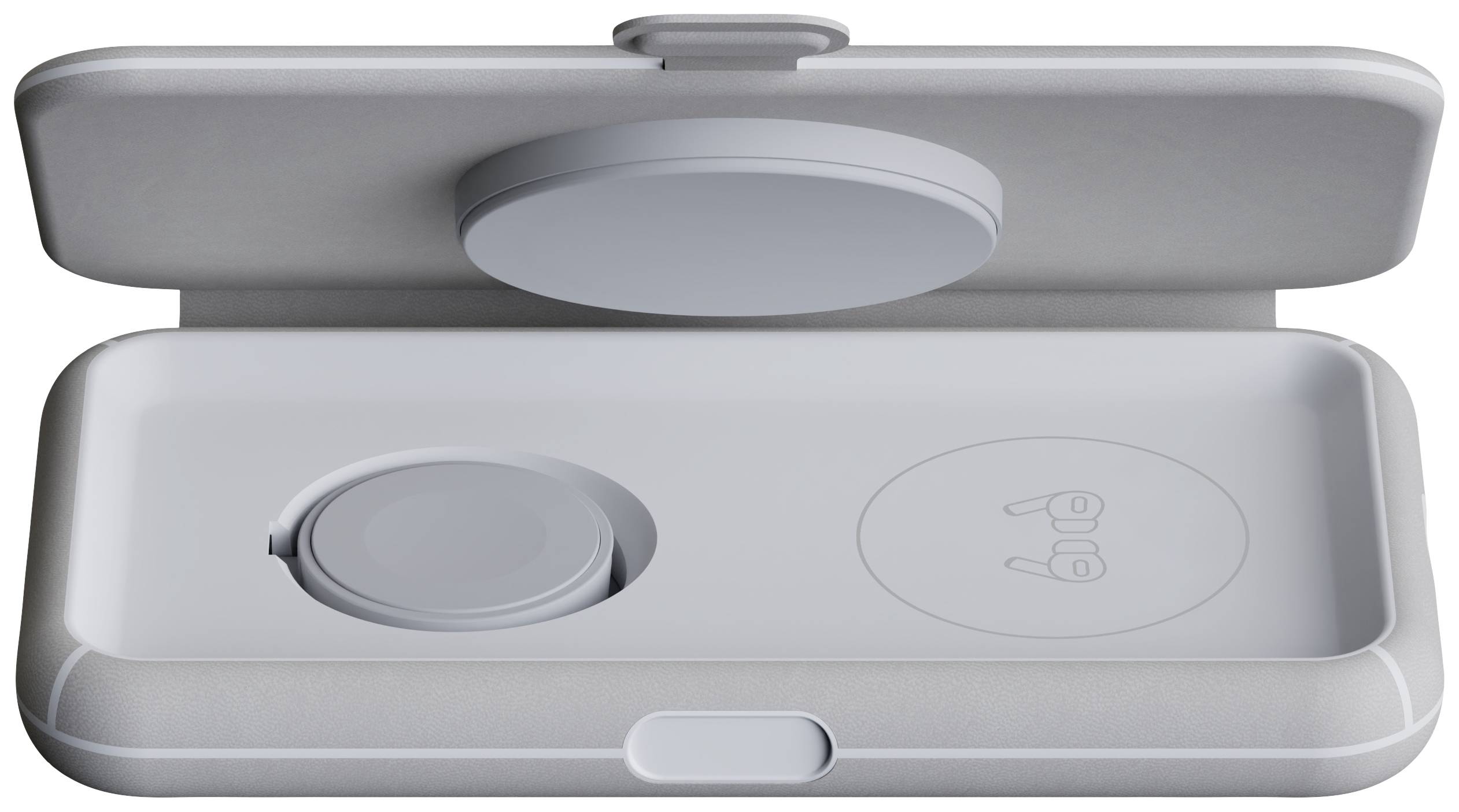 XTORM Induktions-Ladegerät XWF31 3in1 Wireless Charger 64213 Ausgänge Magnetanschluss Grau