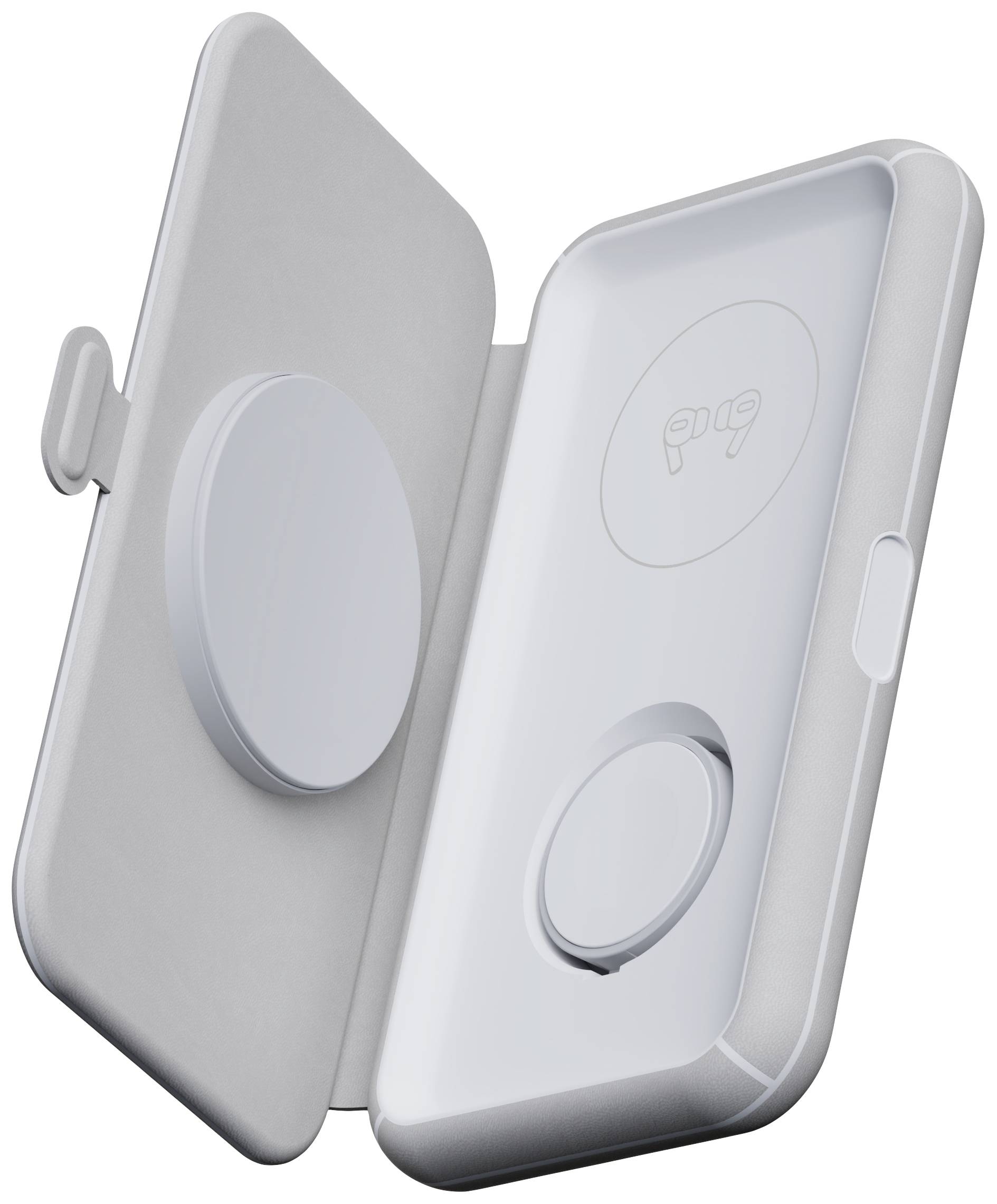 XTORM Induktions-Ladegerät XWF31 3in1 Wireless Charger 64213 Ausgänge Magnetanschluss Grau