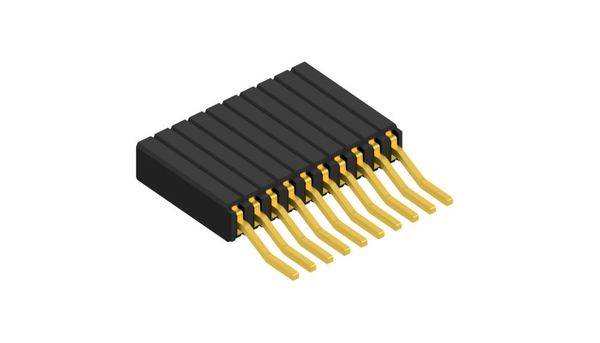 Fischer Elektronik Buchsenleiste (Standard) Anzahl Reihen: 1 10027197 10St.