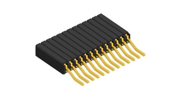 Fischer Elektronik Buchsenleiste (Standard) Anzahl Reihen: 1 10027203 10St.