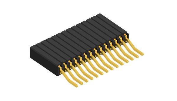 Fischer Elektronik Buchsenleiste (Standard) Anzahl Reihen: 1 10027205 10St.