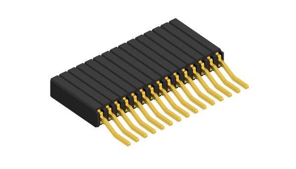 Fischer Elektronik Buchsenleiste (Standard) Anzahl Reihen: 1 10027207 10St.