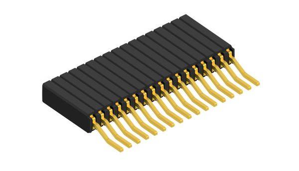 Fischer Elektronik Buchsenleiste (Standard) Anzahl Reihen: 1 10027211 10St.