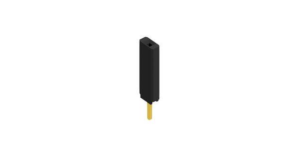 Fischer Elektronik Buchsenleiste (Standard) Anzahl Reihen: 1 10027219 10St.