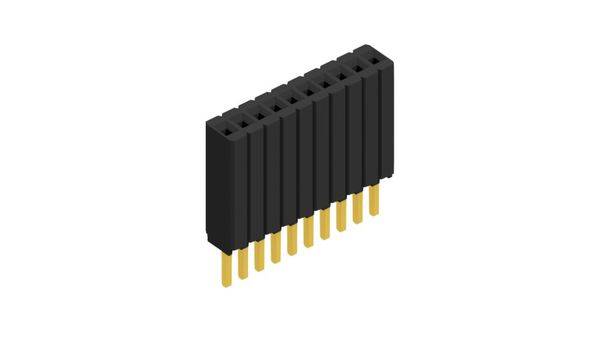Fischer Elektronik Buchsenleiste (Standard) Anzahl Reihen: 1 10027237 10St.