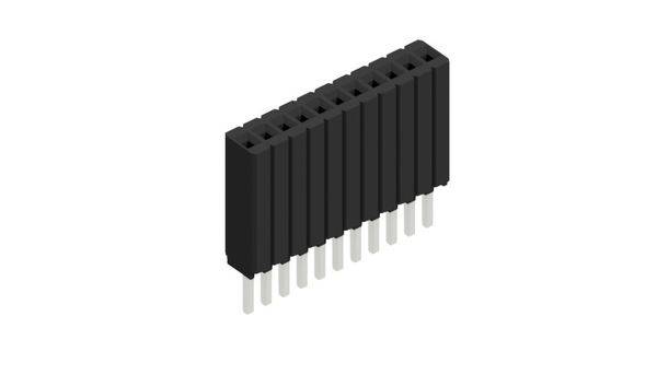 Fischer Elektronik Buchsenleiste (Standard) Anzahl Reihen: 1 10027240 10St.